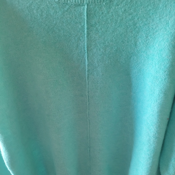 Vince Camuto Jade Green Crew Neck Sweater Size Medium New without Tags Preppy - Picture 4 of 5